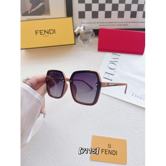 20240330 Brand: FenD (with or without logo light version) Model: 7115 # Description: Women's Polarized Sunglasses: Fashionable Face Repairing Brand: Fashionable Style Recommended for Live Streaming