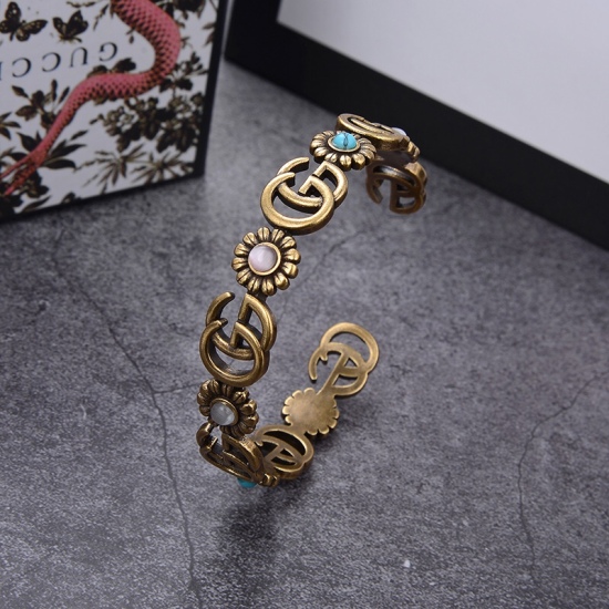 20240411 BAOPINZHIXIAO ❇ Gucci Gucci Bracelet and Bracelet Special 25% ❇ Retro style, fashionable design, beautiful counter material