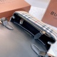 2023.11.17 P195 Gift Box Packaging BURBERRY Burberry Small Horseferry Canvas Messenger Bag Flap Strap Letter Pack 18 14