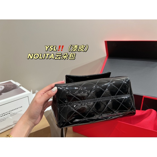 2023.10.18 Lacquer P260 ⚠️ Size 22.16 Saint Laurent Cloud Bag NOLITA Daily Commuting is a perfect match for cool and luxurious cool and cute collectors