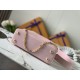20231125 P1300 [Premium Factory Leather M59065 Pink] This Capuchines BB handbag is made of full grain Taurillon cowhide, featuring a jewel like Monogram flower engraved LV letter and connected to a sparkling chain. The leather handle and LV logo are adorn