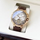 20240408 White Shell 550, Rose Gold Shell 570. [New Style Fashion Hot Sale] Cartier Men's Watch Fully Automatic Mechanical Movement Mineral Reinforced Glass 316L Precision Steel Case with Genuine Leather Band for Fashion, Leisure and Business Essential Di