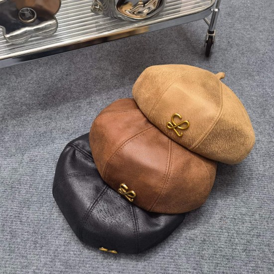 2023.10.2 Run 45Loe~Customized fabric beret deer skin material suitable for spring, autumn, and winter seasons, with a soft and high-end texture!