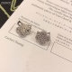 20240410 P85 Vca Van Cleef&Arpels Full Diamond Clover Single Flower Ear Patches Earrings Appear Small Face on Ears Classic Clover Shape Interprets the Definition of Happiness Full Diamond Micro inlay Blingbling Full Ear Patches Paired with S925 Pure Silve