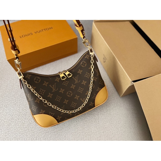 2023.10.1 235 Box (Customized Edition) size: 29 * 16cmL Home Vintage Cowhorn Bag Customized Edition Directly Using Yellow Vintage Classic Shoulder Bag Configuration Shoulder Strap ➕ Chain single shoulder crossbody is unbeatable and versatile!