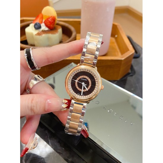 20240408 Steel Strip 170 Chanel ✨ Fashionable latest models ✨ Simple and fashionable fashion watch with exquisite socialite temperament. Wear resistant lenses Quartz movement! Multiple color options, 316 stainless steel strap with butterfly buckle