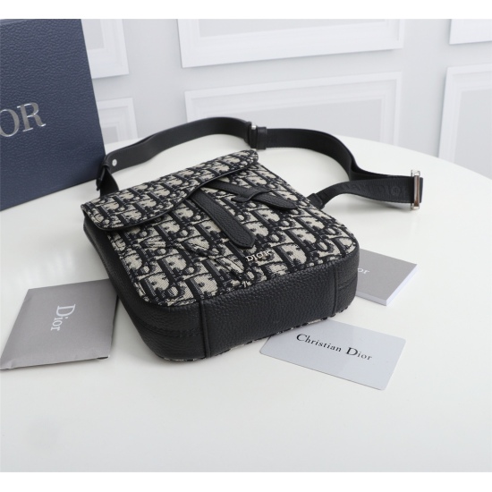 20231126 510 counter genuine products available for sale [Top quality original order] Dior saddle chest bag, crossbody bag model: 1ADPO171YKY (Apricot jacquard) Size: 16 * 21 * 5cm Physical photo, same as the goods Heavy gold Authentic printing and reprod