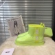 20230923 P230UGG-3190 Zhou Dongyu's same popular snow boots were exclusively molded, and after more than two months of debugging, Zhou Dongyu's same popular model was launched. Classic mini candy colored jelly short boots with ugg letter side design, shin