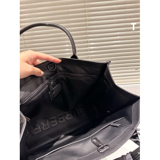 2023.11.17 Handbag P230 Burberry Handheld Crossbody Handbag Original Fabric Crossbody Super Versatile Recommended Size 25.36cm