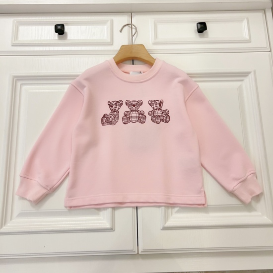 2023.07.01, regarding size issues, please consult customer service after payment. Sizes 90-160cm, 178, no discount. 2023 Spring/Summer New Product Exclusive Customized BBR Three Little Bear Sweater Set