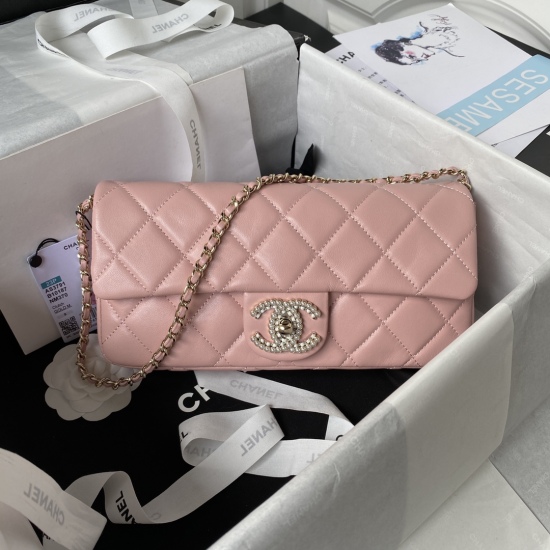 P1010 Chanel 23A Hot selling Pearl Method Stick Bag AS3791 ✨ The actual capacity is actually the same as the CF small size. The same thing is actually better packed with a magic stick, because sheepskin has better elasticity compared to cowhide, and the b