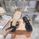 20240403 Factory 265MiuMiu Miu Miu Miu Miu 24 Spring/Summer New Clamping Sandals Series Original Version 1:1 Development, Loved by Major Celebrities and Netizens, Skincare Soft Summer Essential Upper Simple Design Sexy Fabric Completely Matching Version S