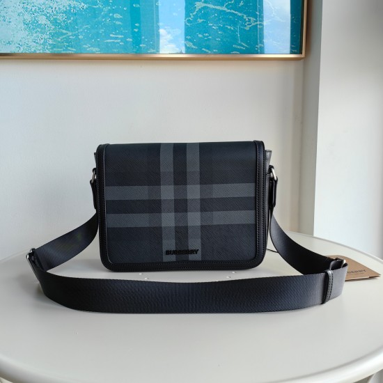 2024.03.09p630 Burberry [Top B Original] Exquisite upright design, decorated with Bur plaid, paired with leather trim and brand logo. Size: 25.5 x 6.5 x 21.5cm Shoulder strap Minimum vertical wearing length: 33cm Shoulder strap Maximum vertical wearing le