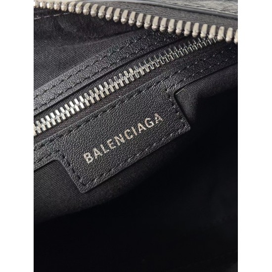 Batch 650 Balenciaga from Balenciaga in 20240324. Italian imported explosive pattern top layer cowhide tassel style small black nail (large bottom length 38cm * 24cm * 12cm) (medium bottom length 30cm * 19cm * 11cm/) (mini bottom length 23cm * 15cm * 78cm