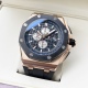 20240408 White Shell 640, Rose Gold 660. Elegant, exquisite, classic and domineering, the Airbnb AP men's watch is fully automatic with a mechanical movement, mineral reinforced glass 316L stainless steel case, genuine leather strap, fashionable, casual, 