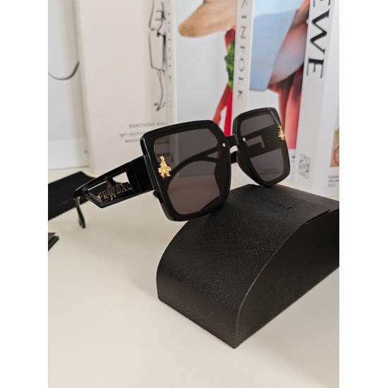 220240401 P85 PRADA 2024 new human carrying suitcase series sunglasses reduce the burden of strong light, block harmful light and prevent radiation. It is a must-have for travel and matching with clothing, and can also be used while driving! Mirror legs e