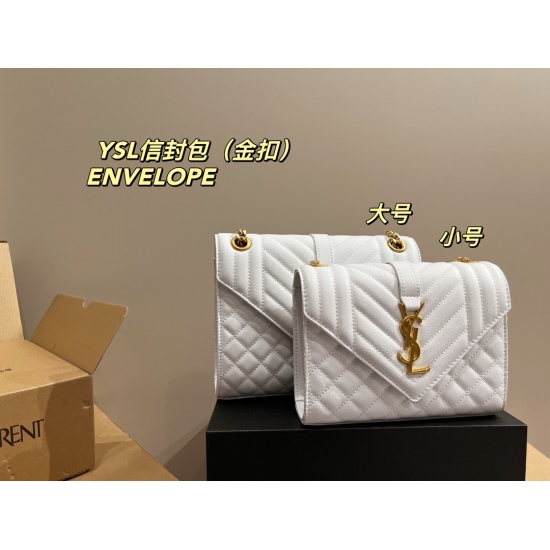 2023.10.18 Large P215 aircraft box ⚠ Size 24.16 small P205 aircraft box ⚠ Size 20.14 Saint Laurent envelope bag ENVELOPE color is really beautiful, suitable for daily appearance when traveling out of the street, attracting beauty enthusiasts to rush towar