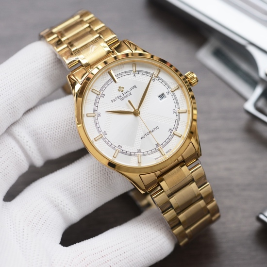20240417 White Shell 570 Gold ➕ 20 steel ➕ 20. Brand: Patek Philippe - PATEK PHILIPPE Series: New Men's Flywheel Watch Movement: Equipped with Japanese fully automatic mechanical material: 316 stainless steel case, genuine cowhide strap or stainless steel