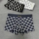 New product on December 22, 2024! Original quality! Louis Vuitton LV Boutique Checkered Box Men's Underwear! Foreign trade foreign orders, high quality, scientific matching of Modal seamless cutting technology with 93% Modal+7% spandex silk, smooth, breat