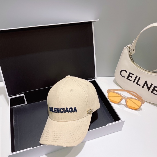 2023.07.22 Balenciaga * a new Baseball cap of Balencia is simple, fashionable, super invincible and beautiful! Couple style! The advantage of the original order over other hats,