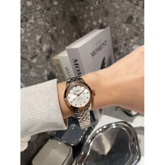 20240417 White Paper 240 Mei 260 Steel Band+20 Drill Rings+2023 Latest Chanel ⌚ Exquisite Quality - Goddess exclusive Swiss quartz movement, women's boutique watch with innovative and fashionable design, making it one of the most charming watches in the s