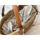 2023.09.03 185 Boxless size: Bottom width 26, top width 42 * height 22LOEWE | Straw woven bag. Don't you still have such a beautiful straw woven bag in summer? 100% Perfect for Vacation~Watching the Sea, Watching the Sea, Watching the Sea