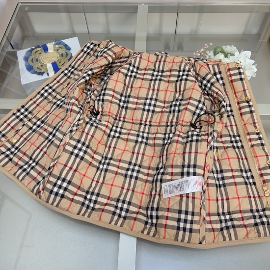 20240402 100-150cm198m 160-165-cm218m BB * * counter original customized mid length cotton clothes, counter 1:1 customization, stock available on the same day, hooded design, all hardware is 1-to-1, lining is also a classic plaid. There is also an activit