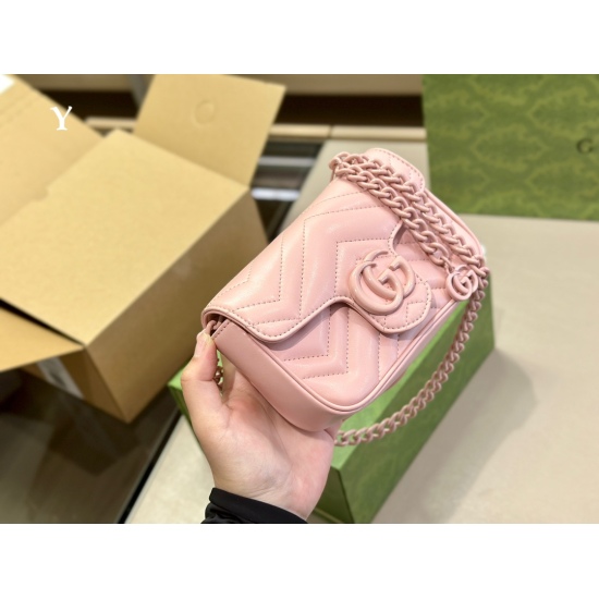 2023.10.03 200 210 with folding box aircraft box size: 16.5cm 22 * 13cm GG marmont macaron series ‼️ Good quality, high cost-effectiveness, Gucci cowhide quality ✔️