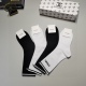 2024.01.22 Chanel Classic Mid length Socks ❗ High version pure cotton material with soft texture, popular in the market, classic double C pattern logo, synchronized socks at the counter ❗ Famous brands on the street, a must-have for trendsetters, super ea