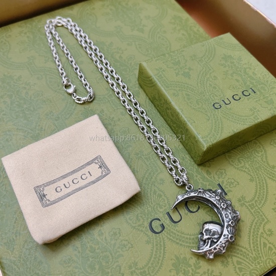 2023.07.23 Gucci necklace is the first choice for dithering tape goods 2023 The latest model of Gucci necklace with a higher chain grade, star, the same Anger Forest series, double G Gucci necklace, chain length cm, adjustable length details, old version,