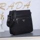 On March 12, 2024, 450 PRADA=P family men's shoulder bag, a super classic official best-selling item on the internet, with exquisite craftsmanship and lightweight original waterproof fabric, it has been popular until many people pursue it. 175 original qu