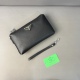 2023.11.06 P145 Prada Cowhide Embossed Wallet Handbag Classic Logo Paired with Original Factory Craft Material, Casual Versatility, Exquisite Inlaid Craftsmanship, Physical Photography Original Factory Fabric Delivery Gift Box Dust Bag 14 x 24 cm.