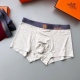 2024.01.22 Hermes Classic Fashion Men's Underwear! Foreign trade foreign orders, original quality, seamless cutting technology, scientific matching of 91% modal+9% spandex, silky, breathable and comfortable! Stylish! Not tight at all, designed according t