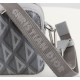 20231126 530 This hand-held messenger bag is elegant and practical, and can store various daily necessities. Crafted with Dior Grey CD Diamond pattern canvas, inspired by Dior archives, embellished with smooth leather details in the same color tone. The t