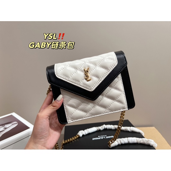2023.10.18 P200 aircraft box ⚠️ Size 17.12 Saint Laurent Chain Bag GABY Simple and Versatile, High Appearance Value, First Choice for Daily Outgoing, Trendy, Cool, and Fashionable Girls Must Include