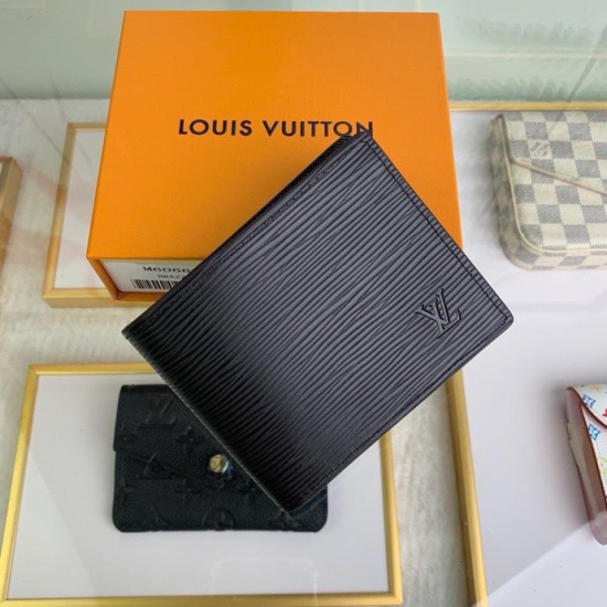 20230908 Louis Vuitton] Top of the line original exclusive background M60662 Size: 12.0x 9.0cm This men's wallet belongs to the Damier Graphite canvas series, with a stylish and low-key design that is easy to store banknotes, credit cards, and receipts. I