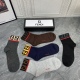 2024.01.22 FENDI 2023 New Classic Mid Length Stacked Socks and Socks! A box of five pairs, synchronized stockings and socks at the counter, a must-have for trendsetters and a great match for big brands on the street.