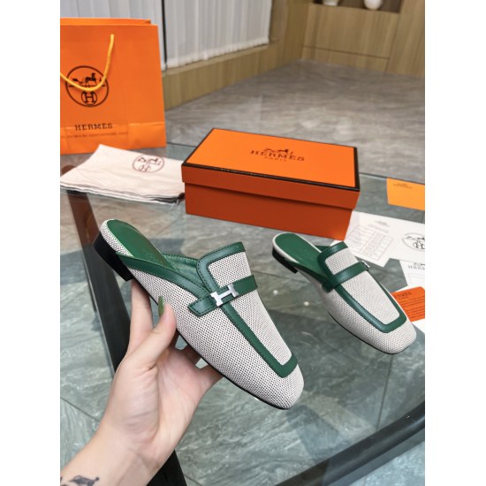 2023.07.16 P2023 Top product Hermes Hermès new genuine handmade shoes, pure handmade, must be collected! Vacation pairing artifact! Our pursuit of high-quality products always requires the best! Don't settle! Comfortable and original spirit, not conformin