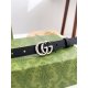 Gucci. Gucci Full Package Special Container Goods Classic Belt with Double Sided Head Layer Cowhide Belt Body and Vacuum Electroplated Button Head, 【 Width cm 2.0/3.0/4.0 】 Available for Selection, Fitted and Versatile!