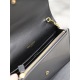 20231128 batch: 550 black sheepskin with tricolor hardware_# Monogram woc_ The 19cm # woc small envelope bag has arrived. Speaking of envelope bags, Y family's one must have a name! The whole package is made of Italian lambskin, with a three-dimensional d