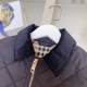 20240402 100-160cm Full size 158m Most Versatile and Unscrupulous Color~Autumn and Winter, put on a T-shirt with this coat and you can go out directly. Classic cotton jacket from B family, with a flip collar diamond pattern design, one of the must-have it