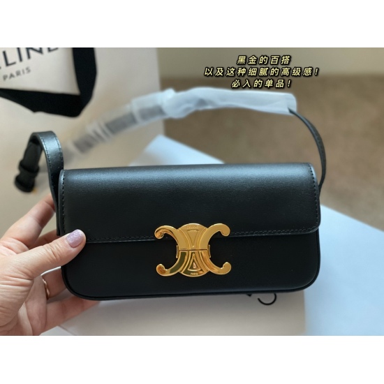 2023.10.30 195 box size: 20 * 11cm celine 21ss super beautiful underarm bag ⚠ The upgraded version will be re shipped with a retro sexy and versatile small bag that can't be missed!! ⚠ Cowhide leather