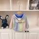 2023.07.01, regarding size issues, please consult customer service after payment. The 90-160cmFD is a new and popular rainbow gradient coat this year