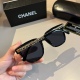 220240401 100Chanel Sunglasses: Round Face Treasure Look at it, it covers the flesh and skin of the face, showing off the face. Xiaochuan Xiaoxiangfeng 24 new large frame sunglasses are versatile and slimming, showing off the face with a large, round, and