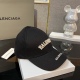 220240401 p50 new Balenciaga style cool color duck tongue hat with a sense of distance is placed here~Paired with a washed and distressed effect, the entire atmosphere is full of special features. The hat shape is very low and eyebrow level, so it has a s