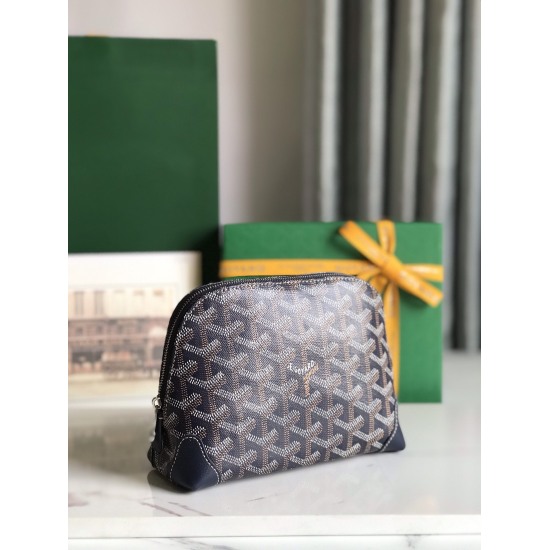 20240320 P560 [Goyard Goya] New Vendome Pouch Mini Shell shaped Makeup Bag Storage Bag. The overall shape of the bag is soft and suitable for use with shopping bags. Daily cosmetics and small items inside the bag can all be stored! Model: GY020232, Size: 