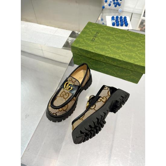 2023.12.19 P280 Male+10 Gucci Gucci 2023 Early Spring New Product! The original version is developed in a higher version, and both men and women's models have open edge beads to ensure consistent quality. Size: women 35-41 # men 39-45#