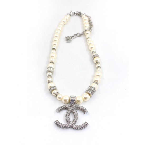 20240413 p90ch * nel New Pearl Necklace Consistent ZP Brass Material