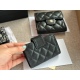 On October 13, 2023, 140 with box size: 11 * 8 Xiaoxiangjia CF card bag, black gold cowhide caviar can hold more than ten cards and a few pieces of cash, and can also be used as a business card holder!