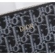 20231126 350 Counter Authentic Available for Sale [Top Quality Original Order] Dior OBLIQUE Handbag [Comes with Counter Authentic Box] Model: 2OBCA225-1YSE (Blue Jacquard) Size: 27 * 19 * 1cm Physical Photo, Same as Goods, Heavy Gold Authentic Printing an